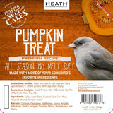 Heath DDC7-12 Cracked Corn Crafted Suet Cake, 11.75 oz, Pumpkin