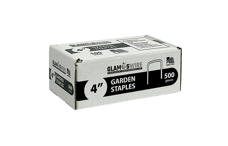 Glamos Wire 84500 Series Land Staple, 4 in L, Steel, Includes: (500) Land Staples