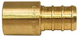 Apollo APXMS121210PK Pipe Adapter, 1/2 in, Barb x MPT, PEX-B, Brass, 200 psi Pressure