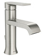 Moen Genta Series WS84760SRN Bathroom Faucet, 1.2 gpm, 1-Faucet Handle, Metal, Spot Resist Brushed Nickel, Lever Handle