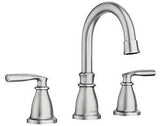 Moen Hilliard 84539SRN Series Bathroom Faucet, High Arc Spout, Brushed Nickel, 1-1/4 in Plate Size, 5 in, 1.2 gpm, Metal