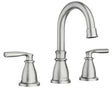 Moen Hilliard Series 84539SRN Bathroom Faucet, 1.2 gpm, 2-Faucet Handle, 3-Faucet Hole, Metal, Brushed Nickel