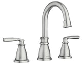 Moen Hilliard 84539SRN Series Bathroom Faucet, High Arc Spout, Brushed Nickel, 1-1/4 in Plate Size, 5 in, 1.2 gpm, Metal