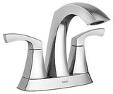Moen Lindor 84506 Centerset Bathroom Faucet, 1.2 gpm, 2-Handle, 3-Faucet Hole, Metal, Chrome