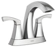 Moen Lindor Series 84506 Centerset Bathroom Faucet, 1.2 gpm, 2-Faucet Handle, 3-Faucet Hole, Metal, Chrome