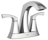 Moen Lindor 84506 Centerset Bathroom Faucet, 1.2 gpm, 2-Handle, 3-Faucet Hole, Metal, Chrome