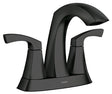 Moen 84506 Lindor Series 84506BL Bathroom Faucet, 1.2 gpm, 2-Faucet Handle, 3-Faucet Hole, Stainless Steel, Matte