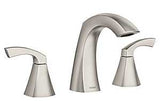 Moen 84504SRN Bathroom Faucet, 1.2 gpm, 2-Handle, 3-Faucet Hole, Spot Resistant Brushed Nickel