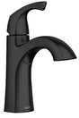 Moen 84505 Series 84505BL Bathroom Faucet, 1.2 gpm, 1-Faucet Handle, Stainless Steel, 4 in Faucet Centers, Lever Handle