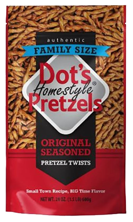 Dot's Homestyle Pretzels 0050 Snacks, 24 oz, Pack of 10