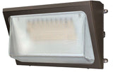 Lumark WPM B Series WPMLED07B Wall Pack, 28 W, 120/277 V, LED, 3518 Lumens, 4000 K, Aluminum, Bronze