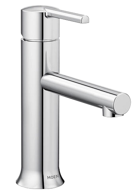 Moen Arlys 84770 Bathroom Faucet, 1.2 gpm, 1-Handle, 1-Faucet Hole, Brass/Metal, Chrome Plated