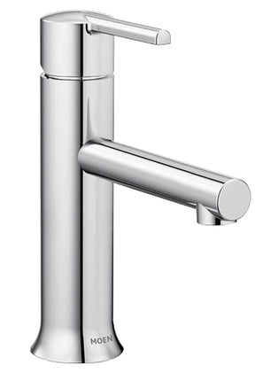 Moen Arlys 84770 Bathroom Faucet, 1.2 gpm, 1-Handle, 1-Faucet Hole, Brass/Metal, Chrome Plated