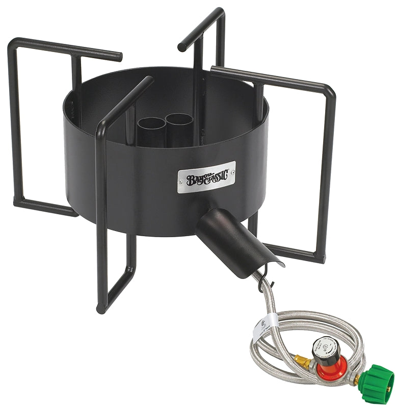Bayou Classic SP40 Double Jet Outdoor Cooker, Stainless Steel