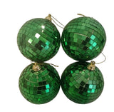 Santas Forest 99954 Ornament, 80 mm, Faceted, Plastic and Foam, Assorted, Pack of 12