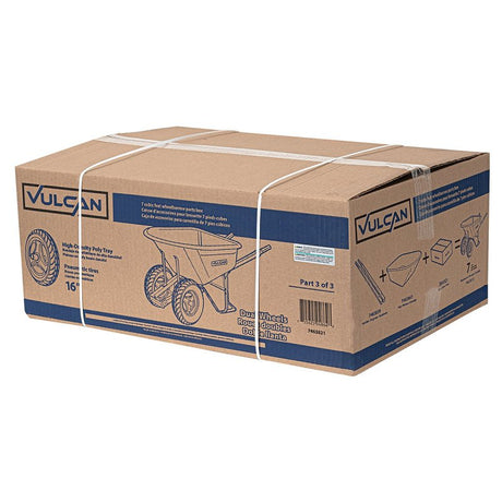 Vulcan BOX- PH7-S-2W-OR Wheelbarrow Accessory Box, For: 7 cu-ft Poly Wheelbarrow Kit