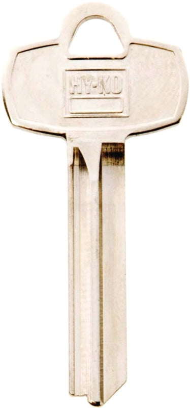 Hy-Ko 11010BE2 Key Blank, Brass, Nickel, For: Best Cabinet, House Lock ...