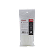 ProSource CT0904 Cable Tie, 6 inches, 40lb Tensile Strength, Self-Locking Locking, Nylon, White
