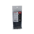 ProSource CT0905 Cable Tie, 6 inches, 40lb Tensile Strength, Self-Locking Locking, Nylon, Black