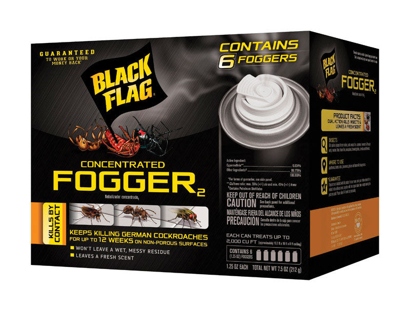 Black Flag Insect Killer Fog 1.25 oz, Pack of 4