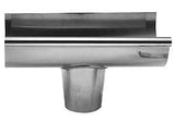 Amerimax DE2653 Gutter, Half-Round, Steel, Galvanized