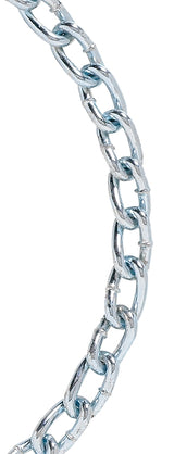 Baron 7292 Link Chain, #2/0, 125 ft L, 450 lb Working Load, Steel, Zinc