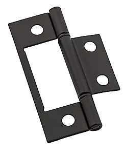National Hardware N830-434 Door Hinge, 3 in H, Steel, Oil-Rubbed Bronze, 4-Hole, Surface Mounting