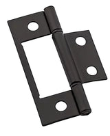 National Hardware N830-434 Door Hinge, 3 in H, Steel, Oil-Rubbed Bronze, 4-Hole, Surface Mounting