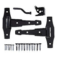 Stanley Hardware V1299 Series S827-626 Ornamental Gate Kit, Steel, Black, 19-Piece