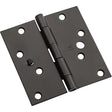 National Hardware N830-406 Door Hinge, 4 in, Steel, 10-Mounting Hole, Full-Mortise Mounting, 55 lb, Removable Pin
