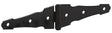 National Hardware N109-036 Strap Hinge, 1-5/8 in H Frame Leaf, 4 in W Frame Leaf, 26/81 in Thick Frame Leaf, Steel