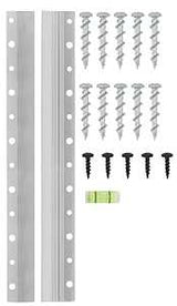 National Hardware PB2564 Series N260-137 Clip Strip, Aluminum, Anodized