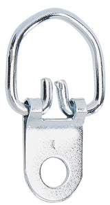 National Hardware TB2527 Series N261-488 Small D-Ring Hanger, 20 lb, Steel, Zinc, Wall Mounting
