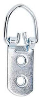 National Hardware TB2527 Series N261-490 Large D-Ring Hanger, 60 lb, Steel, Zinc, Wall Mounting