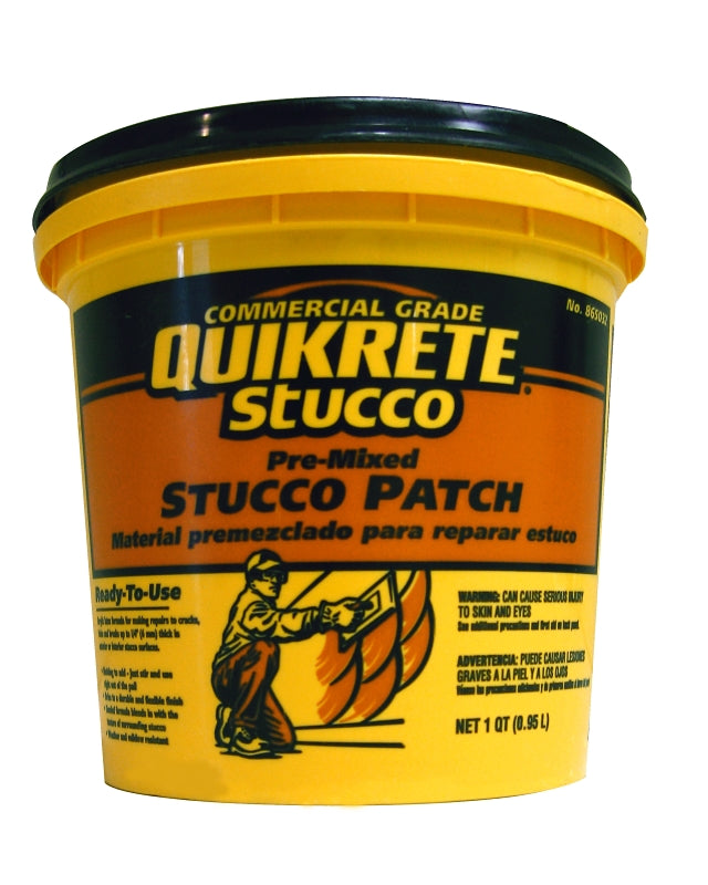 Quikrete 8650-32 Pre-Mixed Patch, 1 qt Pail, Pack of 6