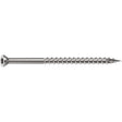 Camo 0350170 Deck Screw, 0.163 in Thread, 3 in L, Trim Head, Star Drive, Sharp, Type-17 Point, 305 Stainless Steel, 100