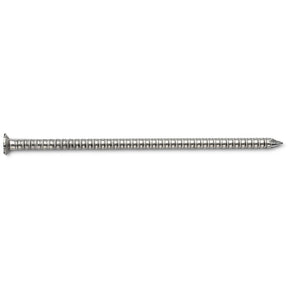 ProFIT 0241155 Siding Nail, 8D, 2-1/2 in L, 304 Stainless Steel, Checkered Brad Head, Ring Shank, 5 lb