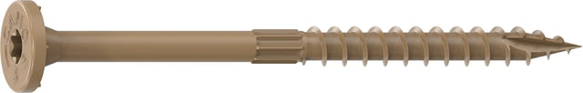 Camo 0355174 Framing Screw, 0.16 in Thread, 3 in L, Flat Head, Star Drive, Slash Point, PROTECH Ultra 4 Coated, 150