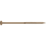 Camo 0360244 Structural Screw, 1/4 in Thread, 6 in L, Flat Head, Star Drive, Sharp Point, PROTECH Ultra 4 Coated, 50