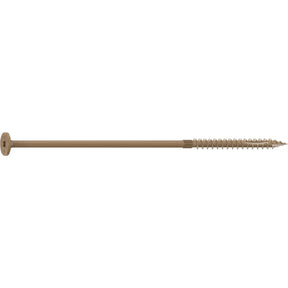 Camo 0360260 Structural Screw, 1/4 in Thread, 8 in L, Flat Head, Star Drive, Sharp Point, PROTECH Ultra 4 Coated, 10