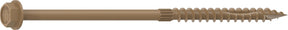 Camo 0364244 Structural Screw, 1/4 in Thread, 6 in L, Hex Head, Hex Drive, Sharp Point, PROTECH Ultra 4 Coated, 50