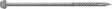 Camo 0369260 Structural Screw, 5/16 in Thread, 8 in L, Hex Head, Hex Drive, Sharp Point, Hot-Dipped Galvanized, 10