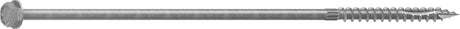 Camo 0369279 Structural Screw, 5/16 in Thread, 10 in L, Hex Head, Hex Drive, Sharp Point, Hot-Dipped Galvanized, 250
