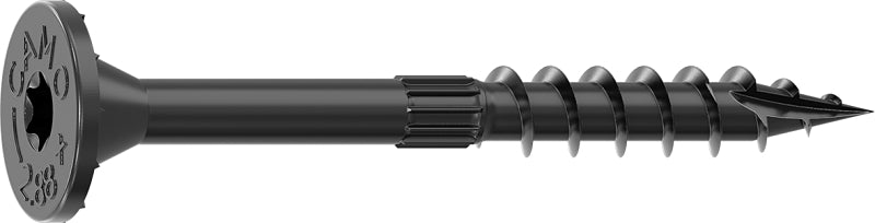 Camo 0366189 Structural Screw, 5/16 in Thread, 2-7/8 in L, Flat Head, Star Drive, Sharp Point, 250/PK