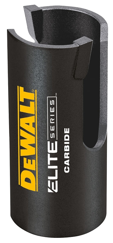 DEWALT ELITE Series DAH4138 Hole Saw, 1-3/8 in Dia, 2-7/16 in D Cutting, 5/8 in Arbor, Carbide Cutting Edge