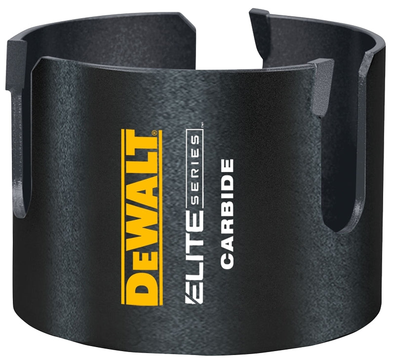 DEWALT ELITE Series DAH43 Hole Saw, 3 in Dia, 2-7/16 in D Cutting, 5/8 in Arbor, Carbide Cutting Edge