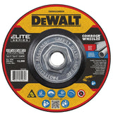 DEWALT ELITE Series DW8905COMBOH Cutting Wheel, 4-1/2 in Dia, 0.093 in Thick, 5/8-11 Arbor, 24 Grit, Ceramic Abrasive