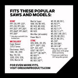 Oregon AdvanceCut S44 12 in. Chainsaw Chain 44 links