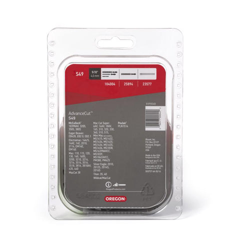 Oregon AdvanceCut S49 14 in. Chainsaw Chain 49 links