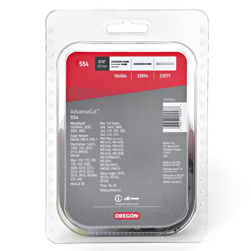 Oregon AdvanceCut S54 16 in. Chainsaw Chain 54 links